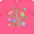thumbnail image 4 of Inktastic Cozy Birds, Tree and and Flowers Youth T-Shirt, 4 of 5