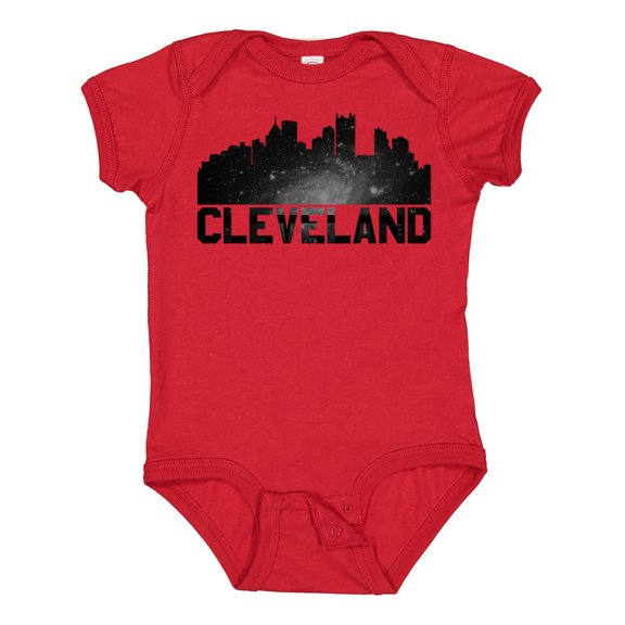 Inktastic Cleveland Skyline Boys or Girls Baby Bodysuit