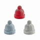 thumbnail image 1 of 3-Pack Silicone Bottle Stoppers, Decorative Wine Bottle Corks with Beanie Cap Design for Beverage Storage, 1 of 5