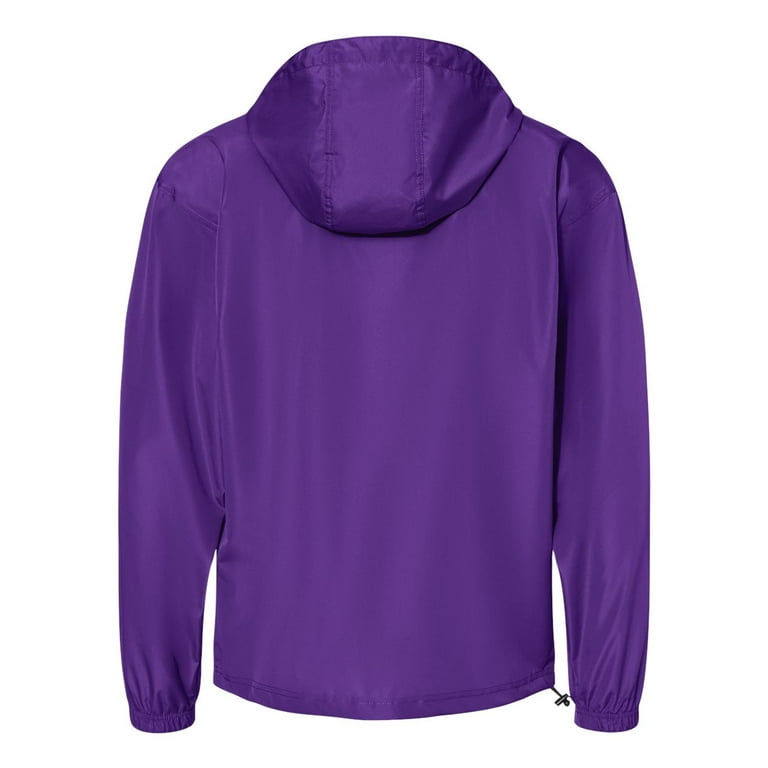 Champion B63284676 Packable Quarter Zip Jacket Purple Extra Large Walmart