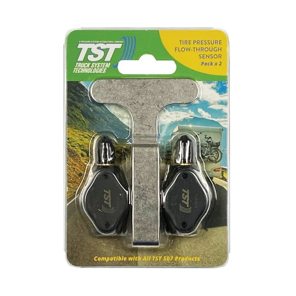 Truck System Technology Tire Pressure Monitoring System - TPMS Sensor TST-507-FT-S2 507 Series; Flow Thru Sensor; Set Of 2
