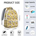 thumbnail image 6 of "Wildflower and Sunflower Backpack for College - Cute Floral Print School Bag with Laptop Sleeve, Water-Resistant Bookbag with Multiple Compartments for Organization", 6 of 6