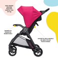 thumbnail image 2 of Carriola Sistema de viaje Safety 1st Smooth Ride fucsia, 2 of 10