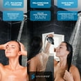thumbnail image 4 of SparkPod 10-Mode Handheld Shower Head with Hose, 5" High Pressure Showerhead (Polished Chrome), 4 of 9