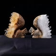thumbnail image 2 of RSAMD 1pc Crystal Cluster Squirrel Natural Quartz Mineral Specimen Hand Carved Healing, 2 of 9