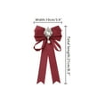 thumbnail image 2 of INSPIRE CHIC Women's Pre-Tied Neck Tie Ribbon Elegant Bowknot Bow Tie Bow Tie Brooches, 2 of 5