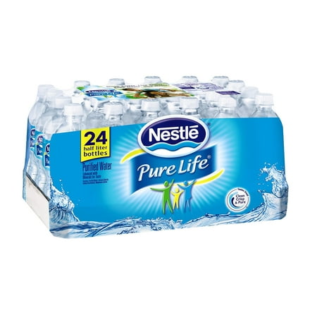 nestle water pure purified walmart 24pk