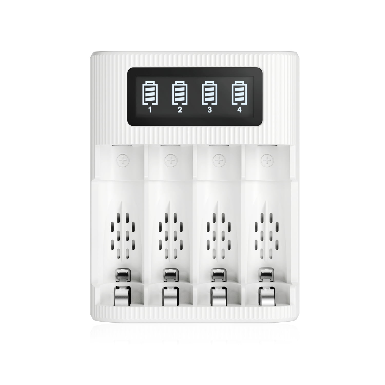 EBL USB Individual AA AAA Battery Charger 40 Minutes Fast Charging for Ni-MH AA AAA Rechargeable Batteries