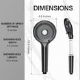 thumbnail image 4 of Filtered Shower Head with Handheld, High Pressure 6 Spray Mode Showerhead with Filter, Water Softener Filters for Hard Water-Remove Chlorine, 4 of 4
