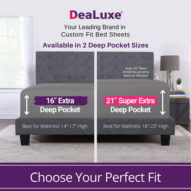 Bedsure Deep Pocket Queen Sheets Set - Fits Mattresses Up to 21 Thick, 4  Piece Air Mattress Sheets …See more Bedsure Deep Pocket Queen Sheets Set 