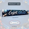 thumbnail image 2 of Red and Blue Grad 2026 Banner Gold Stars Graduation Display Graduation Caps Diploma Scrolls 2026 Grad Backdrop for Graduation Ceremony High School Graduation Graduation Photo Backdrop, 2 of 9