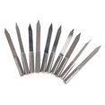 thumbnail image 1 of 30 Grados 0.1 Mm - 1.0 Mm Punta De Carburo De Fondo Plano Bits De Grabado De PCB Herramienta De Corte De Corte Enrutador CNC En Forma De V, Paquete De Punta de 0.4 mm Macarena Bits de máquina de grabado CNC, 1 of 8