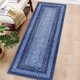 thumbnail image 2 of Garvee Alfombra Pasillera de 2'x6' con Estampado Trenzado, Lavable a Máquina, Antideslizante, Alfombras Pasilleras para Recámara, Cocina, Pasillo, Cuarto de Lavado, Azul Marino, 2 of 7
