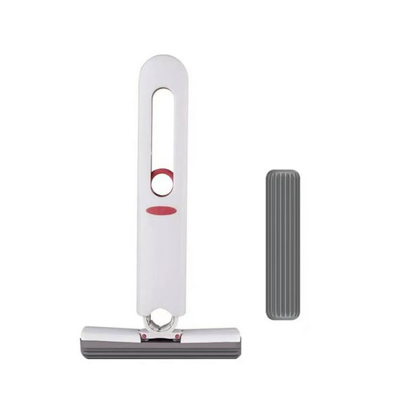 Bewildely Mini Squeezes Mops Clean Mops Glass Sponge Resistente al desgaste Manos libres Herramientas de limpieza estirables Accesorios Suministros de limpieza para el hogar Tipo 2