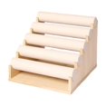 thumbnail image 1 of Expositor de pulseras de 5 niveles, desmontable y duradero, para uso doméstico o en dormitorio. Beige, 1 of 9
