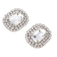thumbnail image 2 of tredstone Rhinestone Shoe Clips Wedding Buckle DIY Bride Shoe Decorative Charms White, 2 of 9