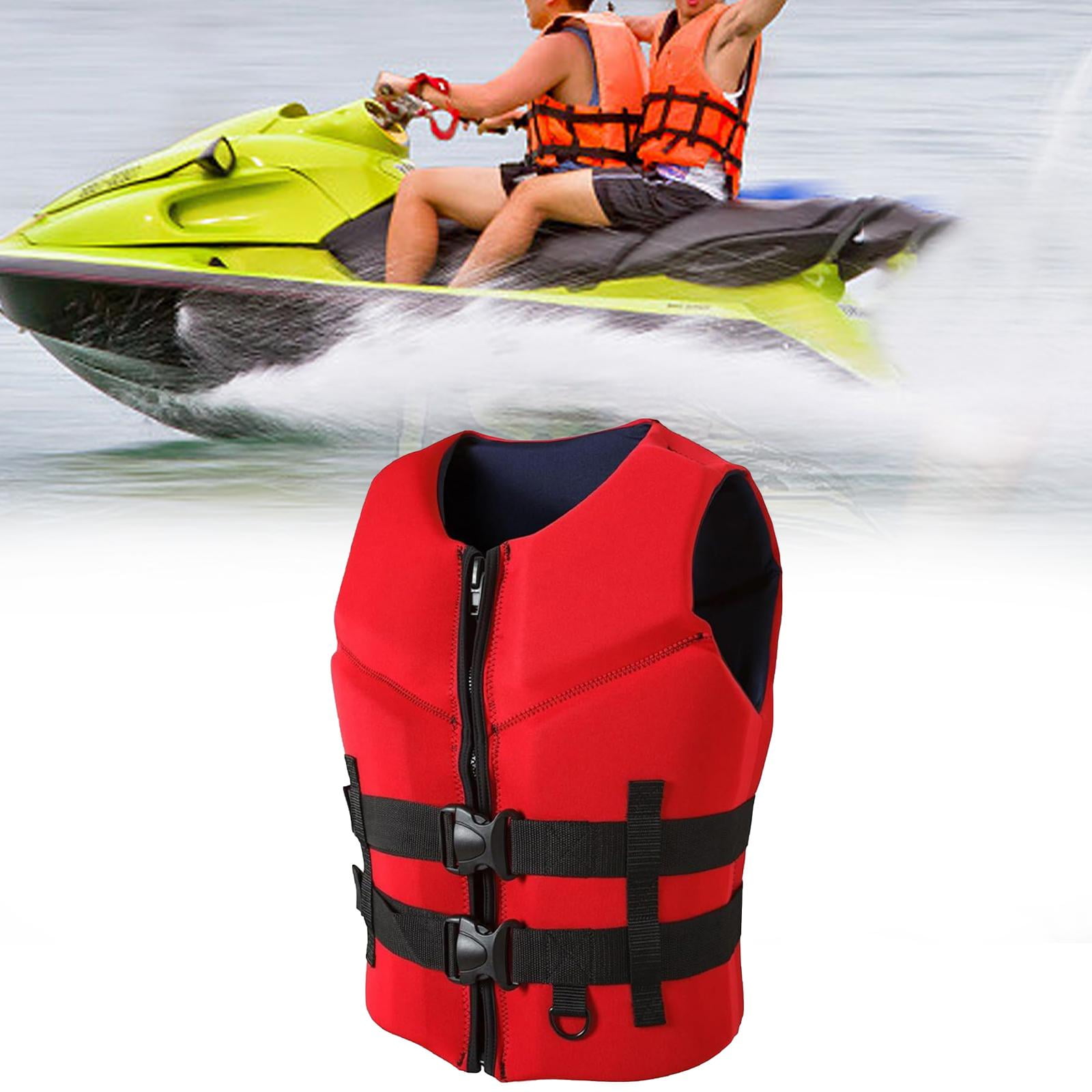 Baoblaze Men Women Zipper Summer Swim Vest for Boating Water Sports Sailing 3XL