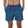 thumbnail image 1 of Txlixc Pantalones cortos de playa de cintura alta para hombre, pantalones cortos con estampado de hojas/camuflaje/cuadros/comida/cangrejo, pantalones cortos casuales con bolsillos holgados Txlixc  Casual, 1 of 5