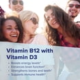 thumbnail image 5 of Superior Source NO SHOT Methylcobalamin B-12 5,000 mcg with D3 5,000 IU - Energy & Heart Health Supplement - Multivitamin with Vitamin D3 for Bone Support - 100 Instant Dissolve Tablets, 5 of 8