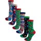 thumbnail image 1 of Calcetines Kalon Christmas Crew, paquete de 6, para mujer, 1 of 3