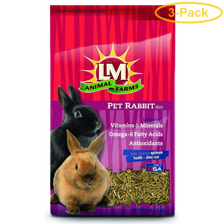 LM Animal Farms Pet Rabbit Diet 8 lbs - Pack of 3