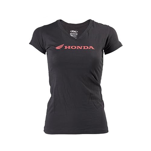 Factory Effex 16-88346 for honda Horizontal Womens T-Shirt/Black (Xl)