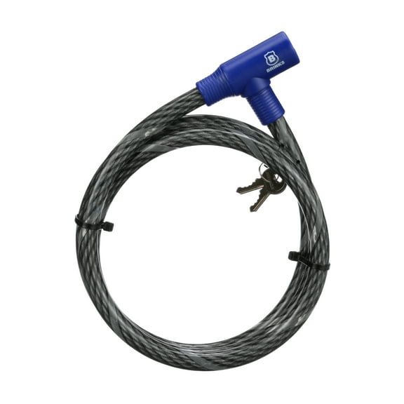 Brinks Covered 5/8in x 6ft Flexible Steel Keyed Cable Lock