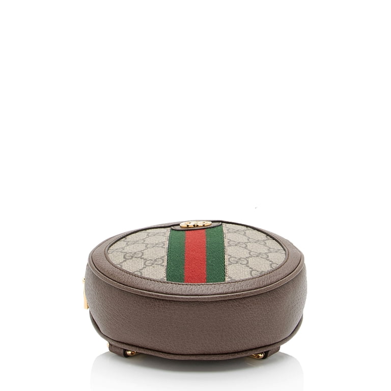 Pre-Owned Gucci GG Supreme Ophidia Round Mini Backpack  display picture 3