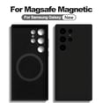 thumbnail image 2 of Fundas de silicona líquida de lujo para For Samsung Galaxy S24, S23, S22, S21 Ultra FE, For Magsafe, funda trasera magnética a prueba de golpes, 2 of 5