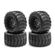 thumbnail image 2 of Car Tires with Wheel Rims 4pcs Replacement for 1/10 LOSI HSP Traxxas RC Car, 2 of 5