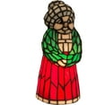 thumbnail image 3 of Meyda Tiffany 69864 Mrs. Claus - 1 Light Accent Lamp   Copperfoil Finish with Ruby/Pink/Green/White Glass, 3 of 6