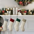 thumbnail image 2 of HBBKVI Knitted Christmas Stockings, Wool Christmas Socks Candy Gift Bags, Fireplace Hanging Ornaments Xmas Party Decorations, 2 of 4