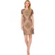 thumbnail image 1 of Adrianna Papell Womens Sequins Mini Dress, darkbeige, 10, 1 of 1