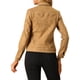 thumbnail image 3 of Chaqueta de ante sintético con cuello de solapa y bolsillos con solapa para mujer INSPIRE CHIC, 2XL, marrón, 3 of 7