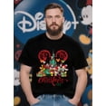 thumbnail image 1 of T Shirt Christmas Featuring Donald Duck And Mickey Mouse Made from Premium Cotton, 1 of 5