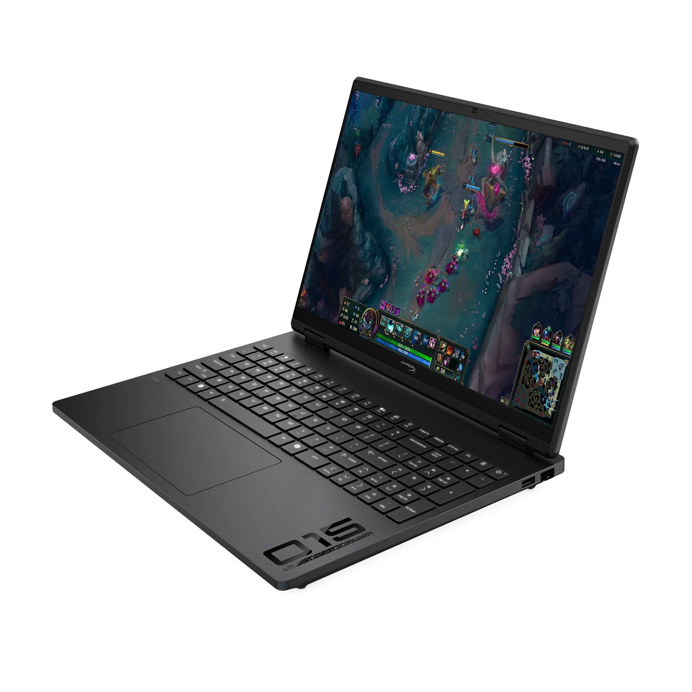 HyperX OMEN 15.3" WUXGA 165Hz 2K IPS Gaming Laptop, Intel Core 5 210H, NVIDIA RTX 5050, 16GB, 512GB SSD, Windows 11 - Iridescent Black