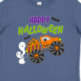 thumbnail image 4 of Inktastic Happy Halloween-monster Truck with Pumpkins, Bats, Cat,and Ghost Boys or Girls Baby T-Shirt, 4 of 5