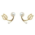 thumbnail image 2 of Fiudx Pendientes de Perla de Ópalo, Joyería de Alta Costura, Versátiles para Uso Diario, Diseño Único para Cualquier Ocasión, Ideal Como Regalo de Cumpleaños, Aniversario y Festividades, Accesorio de, 2 of 6