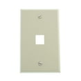 thumbnail image 2 of Leviton Almond Quickport 1-Port Wallplate 41080-1AP, 2 of 2