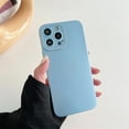 thumbnail image 2 of Dteck Case Compatible with iPhone 12 Pro Max Case 6.7 inch, Ultra Slim Thin TPU Cover, Shockproof Protective, Anti-Scratch, Simple and Unique Design For iPhone 12 Pro Max,Blue, 2 of 6