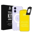 thumbnail image 1 of Mr. Gadgets Total Kit Armor Funda Transparente Magnética Con Animación Mica Pantalla Completa Cristal Templado 9d Mica Cámara Proteccion Para iPhone Magsafe 3 En 1 Compatible iPhone 17 2025, 1 of 4
