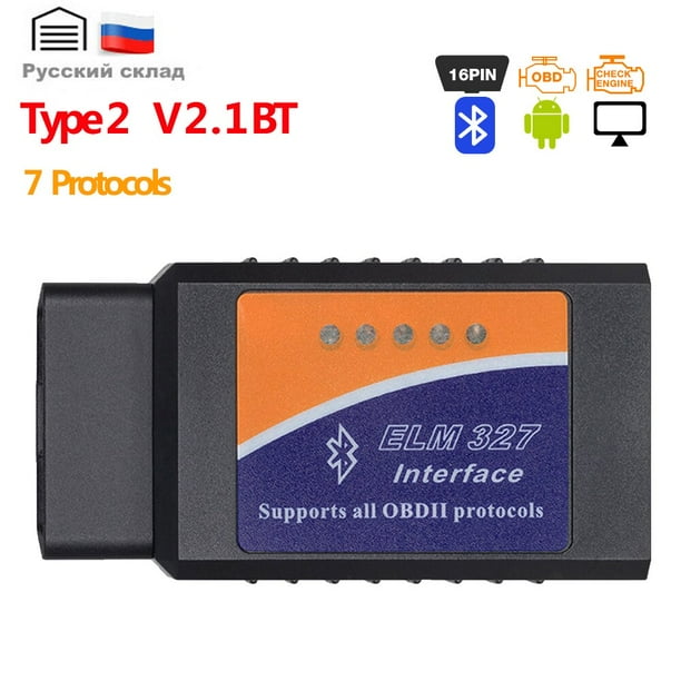 OBD2 Mini escáner ELM327 Bluetooth V2.1 para Android Torque ELM327 V1.5 PIC18F25K80 lector de código escáner de coche herramienta de diagnóstico automático Tan Jianjun unisex