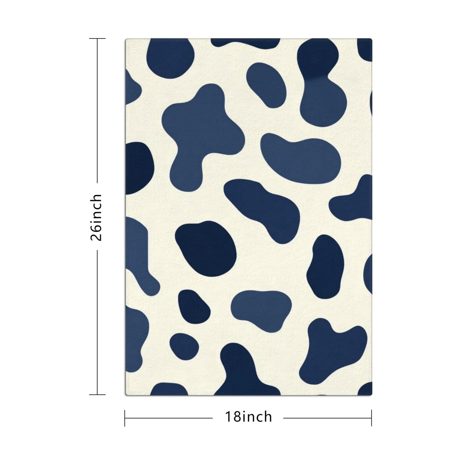 4 Pcs Funny Kitchen Towels,Cow Pattern Microfiber Dish Towels,Kitchen Tea Towels,Kitchen Towel Set (18" X 26")