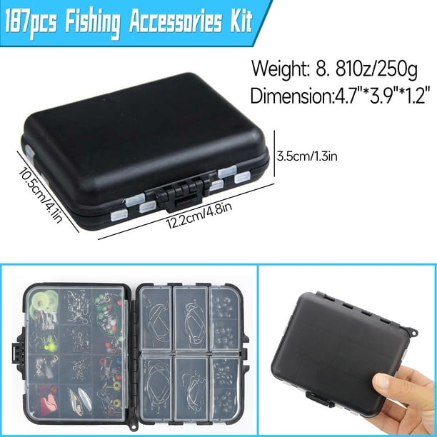 Fishing Accessories Kit Fishing Tackle Kit With Tackle Box Lure Angler Fishing  Starter Kit For Freshwater Saltwater 