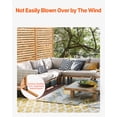 thumbnail image 3 of VEVOR Paravent en Bois 36 Pouces x 76 Pouces Autoportant pour l'Extérieur pour Patio, 3 of 9
