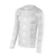 thumbnail image 2 of Camiseta de manga larga con estampado tridimensional 3D para hombre (blanco XXL), 2 of 8