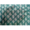 thumbnail image 5 of oneOone Cotton Silk Turquoise Blue Fabric Block Craft Projects Decor Fabric Printed By The Yard 42 Inch Wide, 5 of 5