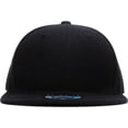 thumbnail image 2 of Solid Flat Brim Bill Fitted Baseball Cap, 2 of 6