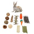 thumbnail image 1 of Juego De Juguetes Para Masticar Hámster, Promover La Digestión, Dientes Limpios, Juguetes De Conejo, Ejercicio Artesanal Para El Hogar, 1 of 7
