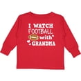 thumbnail image 3 of Inktastic I Watch Football with My Grandma Boys Long Sleeve Toddler T-Shirt, 3 of 5